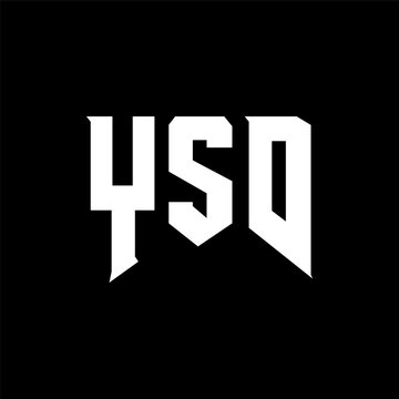 YSD letter logo design for technology company. YSD logo design black and white color combination. YSD logo, YSD vector, YSD design, YSD icon, YSD alphabet. YSD typography logo design.