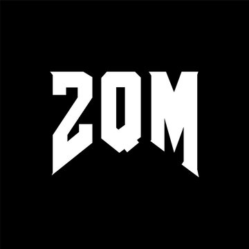 ZQM letter logo design for technology company. ZQM logo design black and white color combination. ZQM logo, ZQM vector, ZQM design, ZQM icon, ZQM alphabet. ZQM typography logo design.