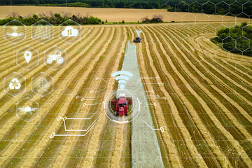 Harvesting crops with AI Data analysis technology