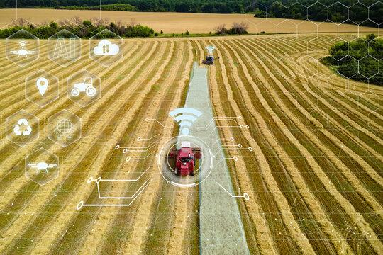 Harvesting crops with AI Data analysis technology
