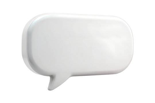 bubble icon isolated on white background .Transparent PNG