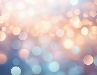 Obraz premium A soft bokeh background with gentle pastel colors, ideal for romantic or dreamy themes.