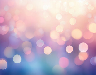 Fototapeta premium A soft bokeh background with gentle pastel colors, ideal for romantic or dreamy themes.