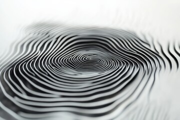 a detailed close-up of a fingerprint-like swirling pattern