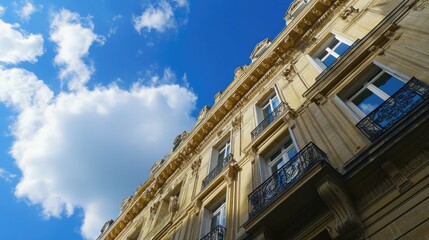 Historic Architecture of Place de la Bourse in Vibrant Bordeaux, France Under a Bright Blue Sky