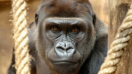 Obraz premium close-up of a gorilla