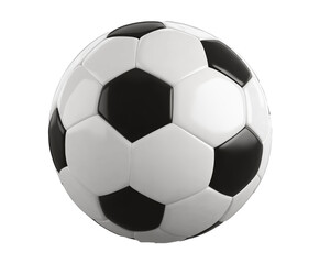 Obraz premium High-Quality Soccer Ball Image. Perfect for Sports Websites and Articles. , isolated on white background PNG