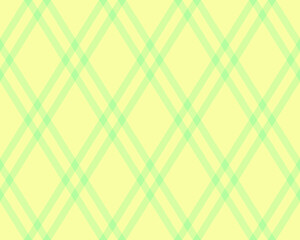 Pastel yellow and light green intersecting lines create a soft, minimalist plaid pattern.  Ideal for backgrounds, website design, and textile prints.