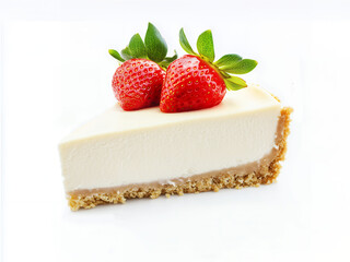 cheesecake with strawberries