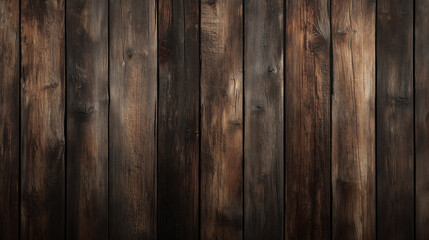 Obraz premium Coarse Deep Brown Wood Texture with Exposed Grain, Splintered Edges, and Rich Chocolate Hues Evoking Strength and Rustic Beauty of Weathered Timber