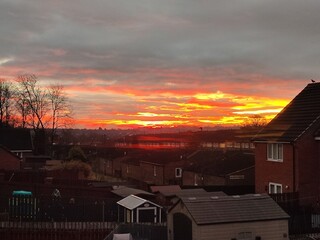 Obraz premium Sunrise from my window