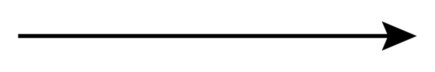 Long straight arrow
