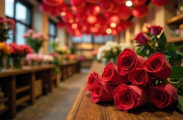 red roses bouquet