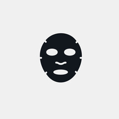 Mask icon flat vector design