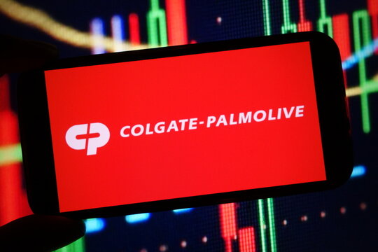 Konskie, Poland - November 30, 2024: Colgate-Palmolive company logo displayed on mobile phone