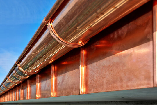 kupfer blech flachdach