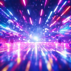 abstract background with neon lights. 3d illustration illustration