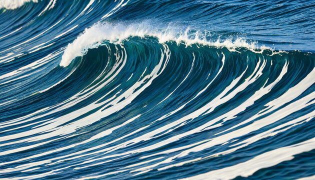 Vagues puissantes de l'oc&eacute;an