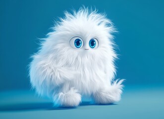 Obraz premium A joyful and fluffy little weirdo