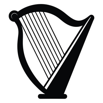 recommend clip art: Irish Harp Silhouette Icon, St. Patrick’s Day Symbol, Irish Festival Silhouette, Musical Instrument Clipart, Celtic Harp Icon, Isolated Vector, Flat Design, Holiday Decoration Graphic