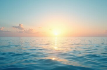 Obraz premium horizon sea water surface background banner. Inspire nature landscape coast. Beautiful wonderful tropical island paradise. Beach sunrise summer vacation