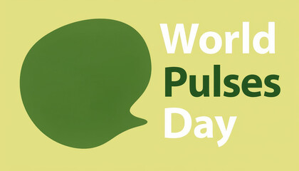 A graphic banner for World Pulses Day featuring a vibrant design that promotes the health and diversity of legumes in a visually appealing way.