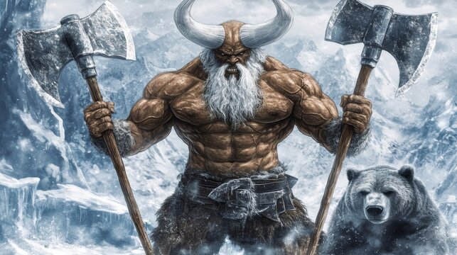 bull in the mountains