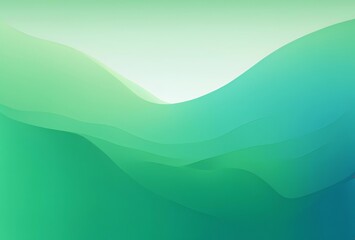 Fototapeta premium Olive and Cerulean: Crisp Edges and Fluid Lines in Balance