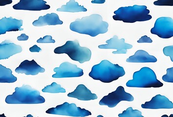 blue sky with clouds