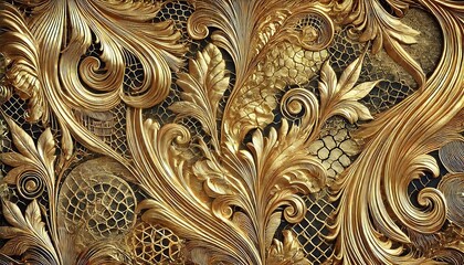 Shimmering metallic gold foil texture with subtle cracked patterns, unique artistic luxurious aesthetic, seamless background, generative ai