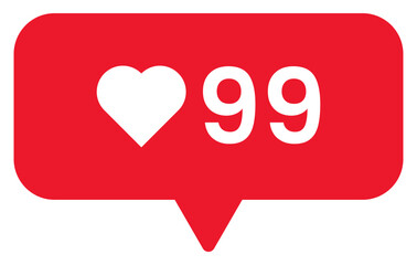 Ninety Nine Love Like Notification for Social Media