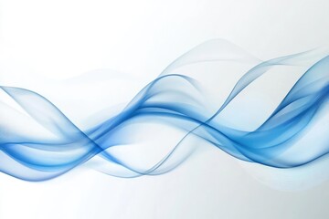 Naklejka premium abstract blue and white tech background with dynamic elements