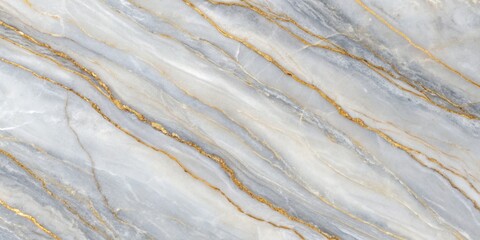 Obraz premium Elegant marble texture with golden veins showcasing a blend of gray and white tones for modern designs