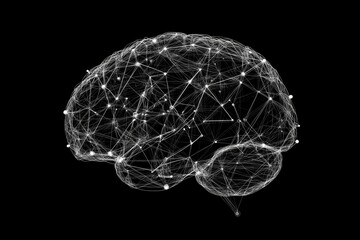 ai circuitry forming a brain icon