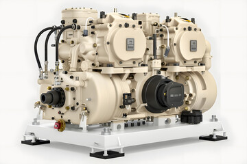 Fototapeta premium Dual Compressor System: Design & Function