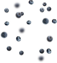 Falling Blueberry PNG clipart, Blueberry in the air, Motion, Photo Effect