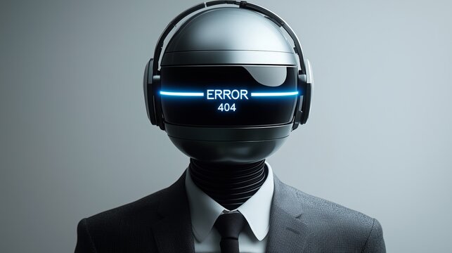 An artificial intelligence virtual assistant acts as an AI agent, providing customer service support as an AGI powered representative, symbolizing the future singularity of robot interactions