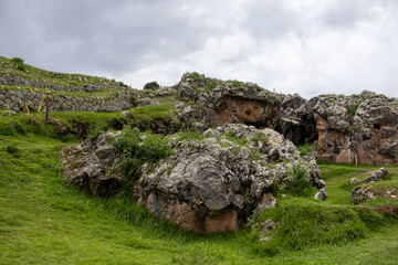 Fortaleza de Sacsayhuaman en Cusco, Per&uacute;