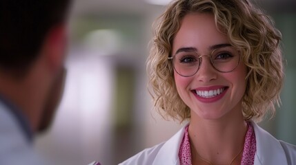 Smiling female teacher holding books in classroom education environment engaging content joyful viewpoint