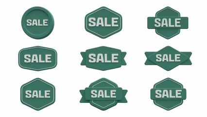 Fototapeta premium Sale logo, stamp, tag, emblem, mark or seal.