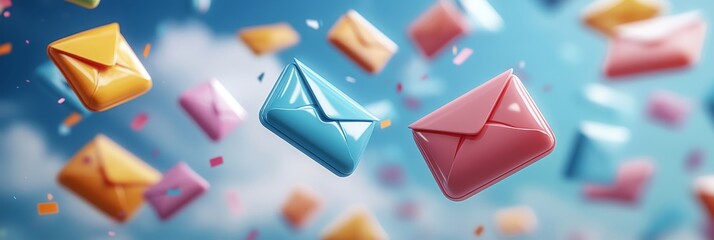 Colorful Email Marketing Campaign for Newsletters, Notifications, Promotions, and Communication