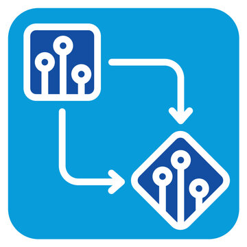 Model Interpretability Icon Dual Tone Color Style