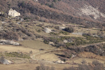 Obraz premium village ruiné de Vieux Noyers, 04