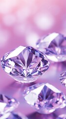 Abstract diamond jewellery background