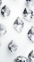 Abstract diamond jewellery background