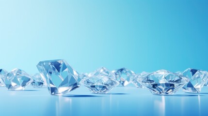 Abstract diamond jewellery background