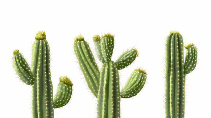 Cactus isolated on white transparent background, png file. Thornshade. Illustration