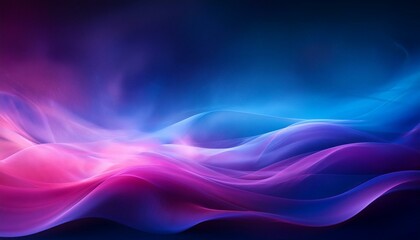 Abstract waves of purple and blue. Dreamy, ethereal background.