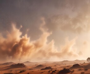 Tiny dust mists suspended in air with subtle colors, movement, abstract, particles