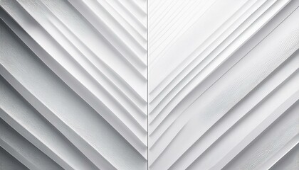 Obraz premium Abstract grayscale image of layered, angular shapes.